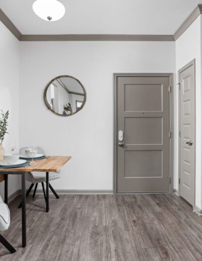 Interior Area With Wooden Table